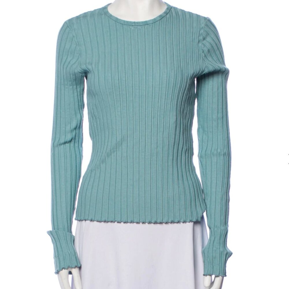 Simon Miller Crew Neck Long Sleeve Top Large